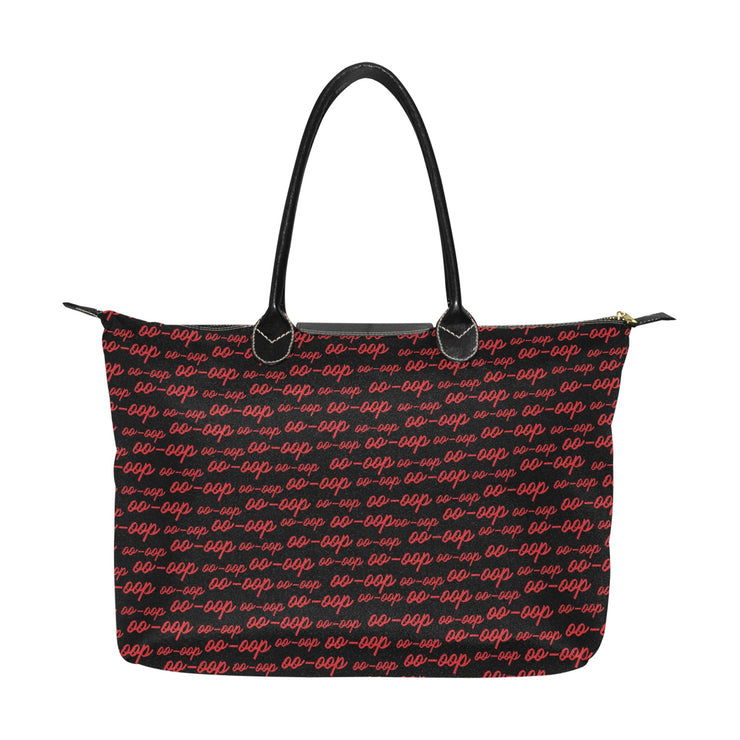 Black OOP Hobo Tote