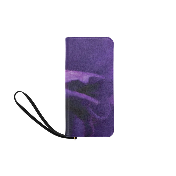 Violet Cluster Zip Clutch (Wallet)