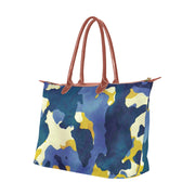 Blue Gold Abstract Hobo