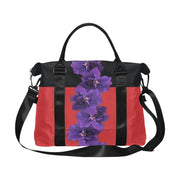 Color Block Violet Carry On Bag