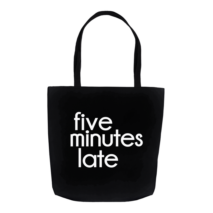 G - Black  5 Minutes Late Tote Bag