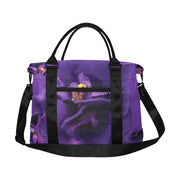 Violet Cluster Carry On Bag